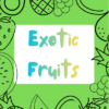 Exotic Fruits Coloring Page