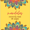 20+ Mandalas Coloring Book | Experienced Level Vol 1 | Printable & Digital Mandala Coloring Book | Stress Relief | A4 PDF
